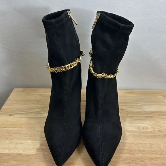 Jessica Simpson Women's Valyn Chain Stieletto Heel Dress Booties Size 11 NIB - Picture 3 of 13
